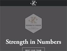 Tablet Screenshot of kfreedco.com